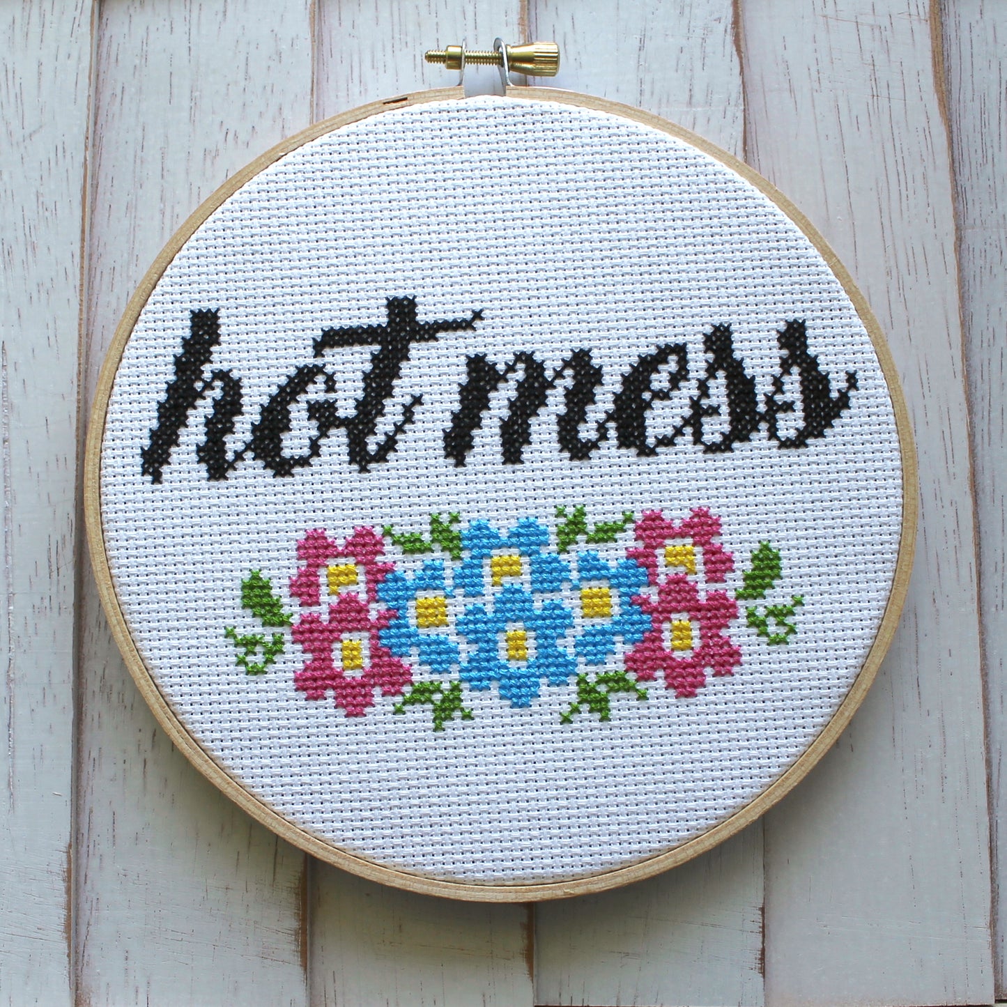 HOT MESS CROSS STITCH