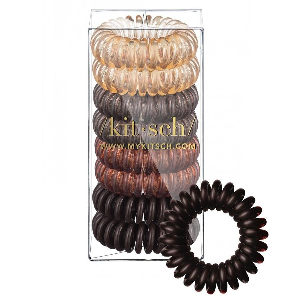 HAIR COILS 8PK-BRUNETTE