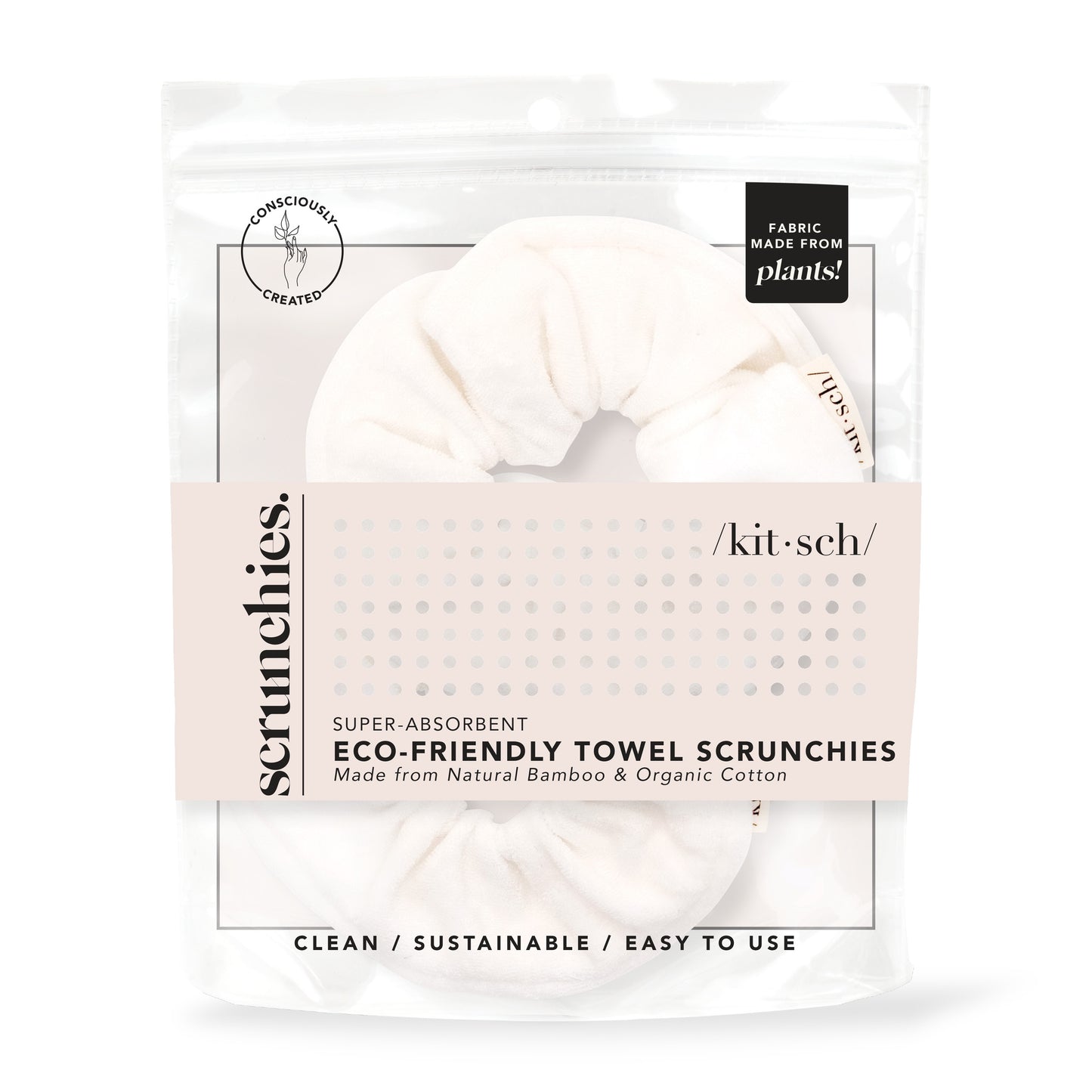 ECO FRIENDLY TOWEL SCRUNCHIES