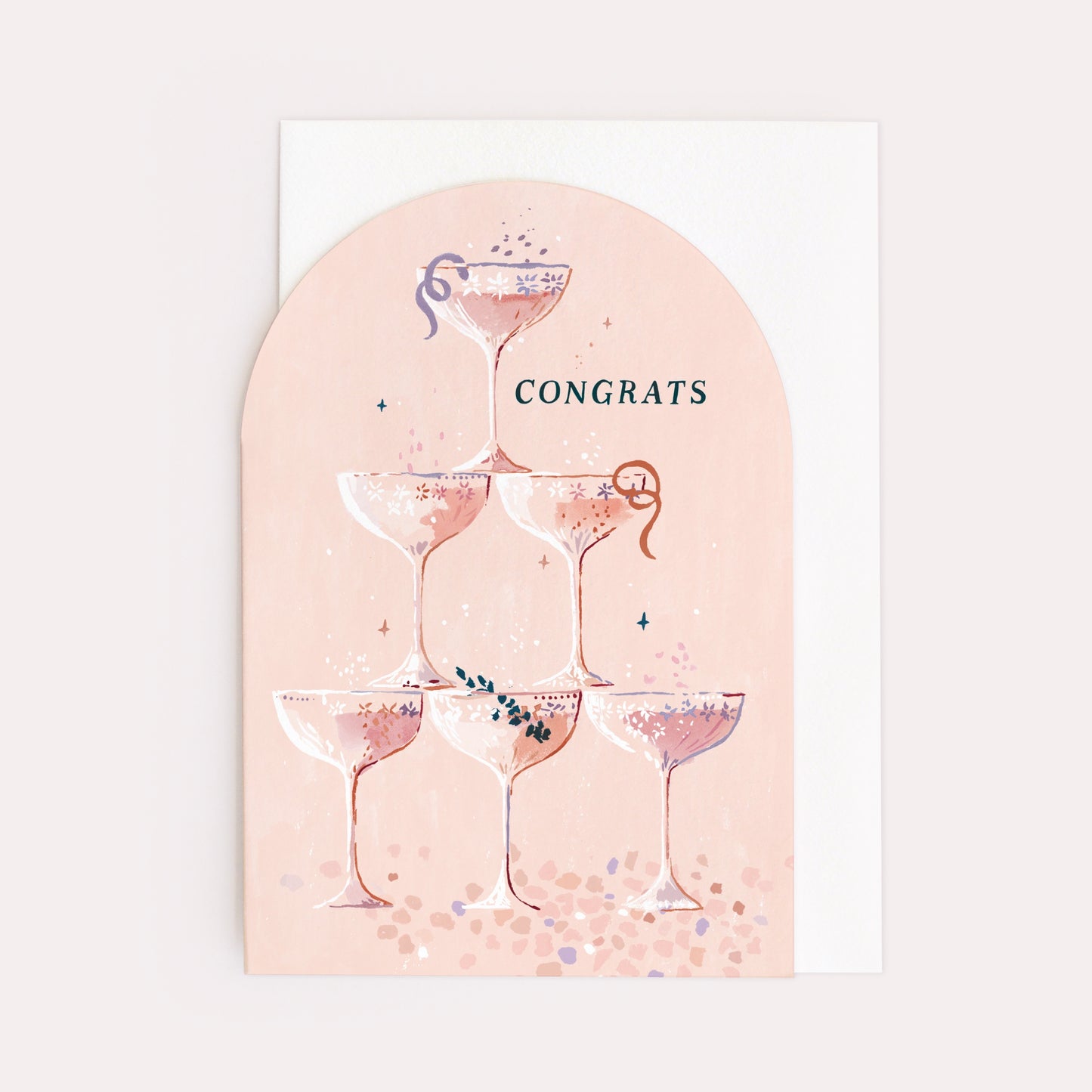 CONGRATS CHAMPAGNE CARD