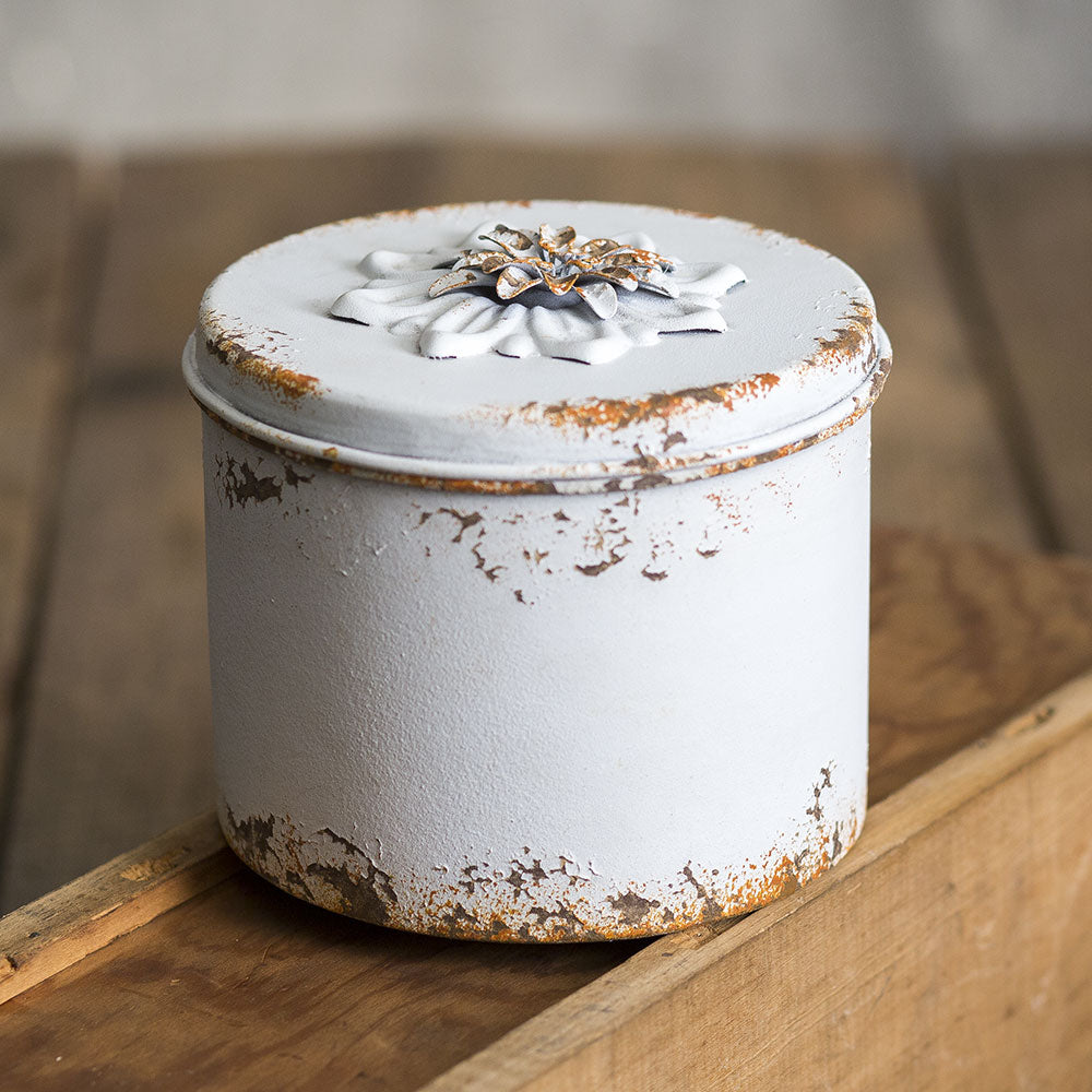 CIRCLE VINTAGE FLOWER BOX