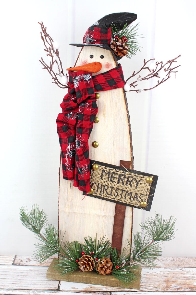 SNOWMAN STANDING DECOR