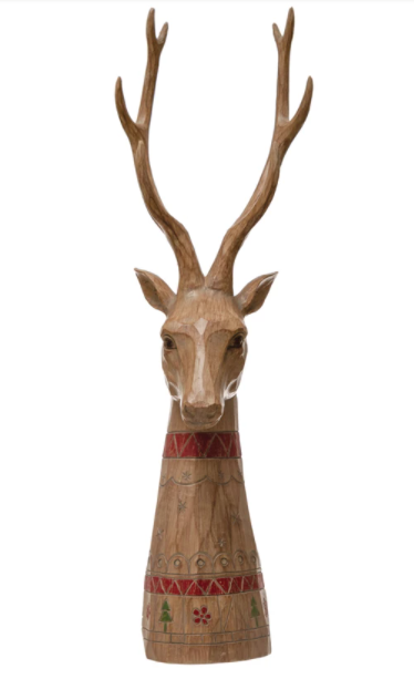 CHRISTMAS DEER HEAD