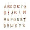 FABRIC ALPHABET ORNAMENT
