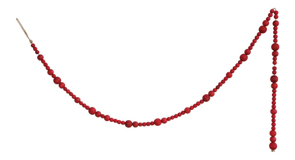 PAULOWNIA WOOD BEAD GARLAND