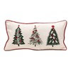 24" x 12" LUMBAR CHRISTMAS TREE PILLOW