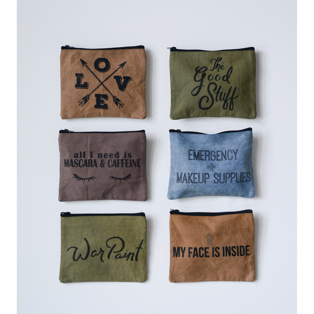 CANVAS ZIP POUCH