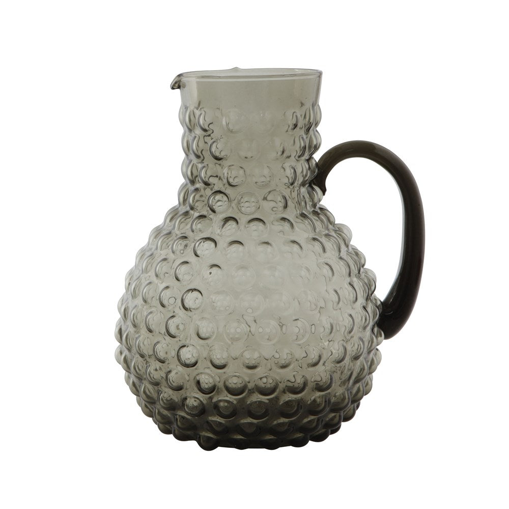 GLASS HOBNAIL PITCHER