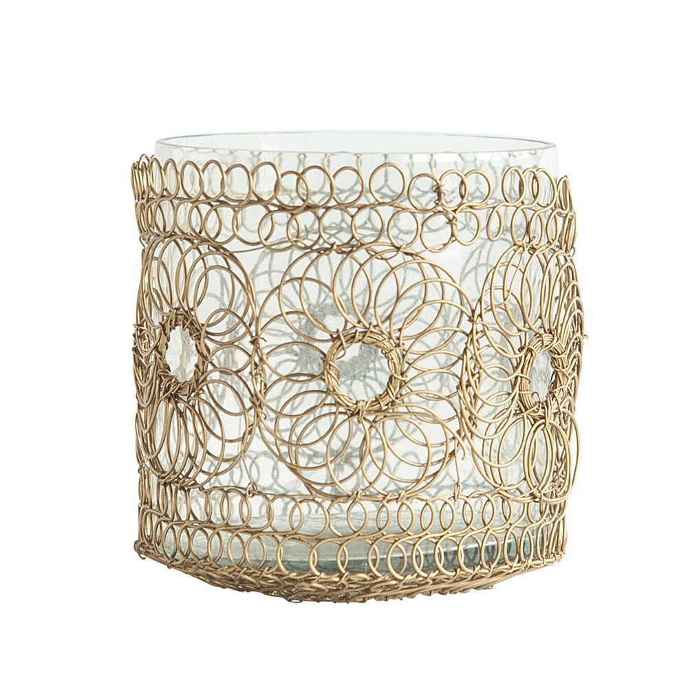WOVEN WIRE VOTIVE HOLDER