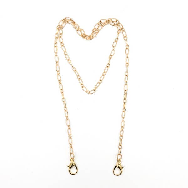 MIXED METAL MASK CHAIN