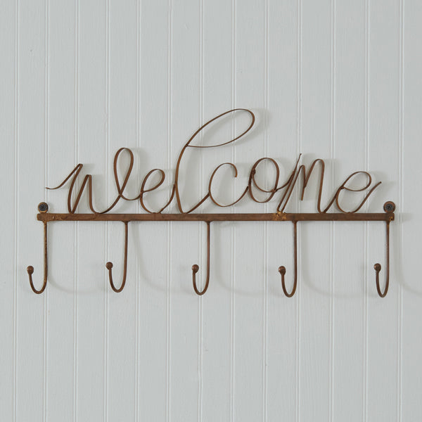 WELCOME HOOK RACK