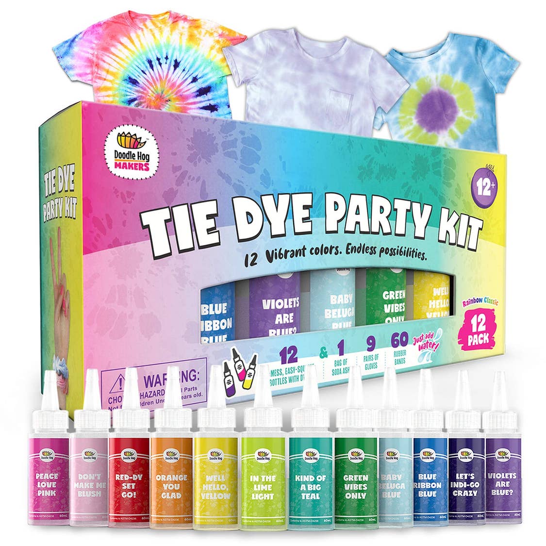 TIE DYE KIT - 12PK