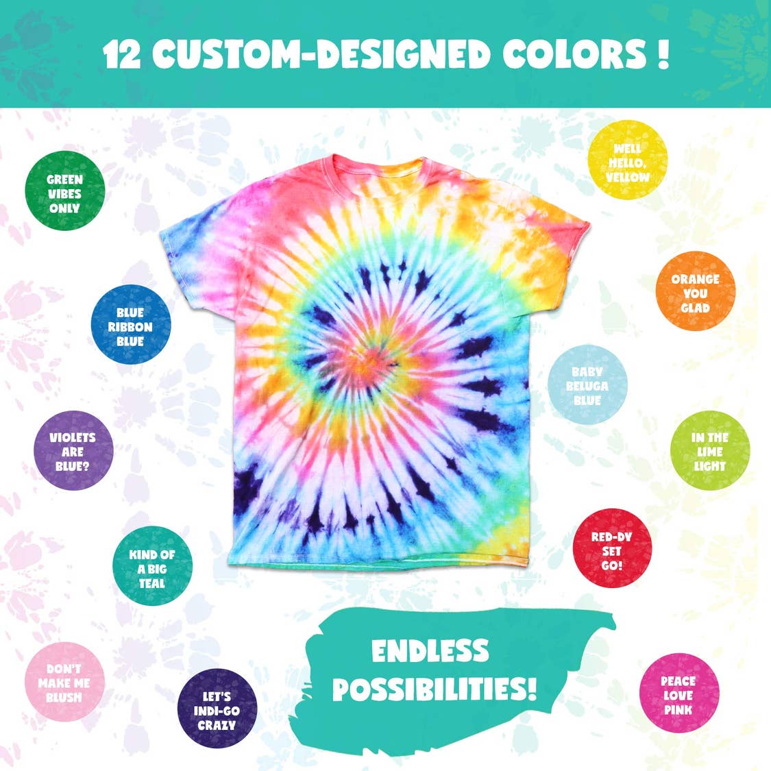 TIE DYE KIT - 12PK