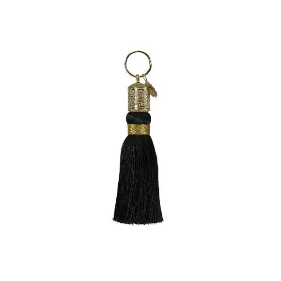 TASSEL KEYCHAIN - MIDNIGHT