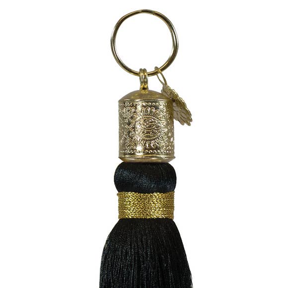 TASSEL KEYCHAIN - MIDNIGHT