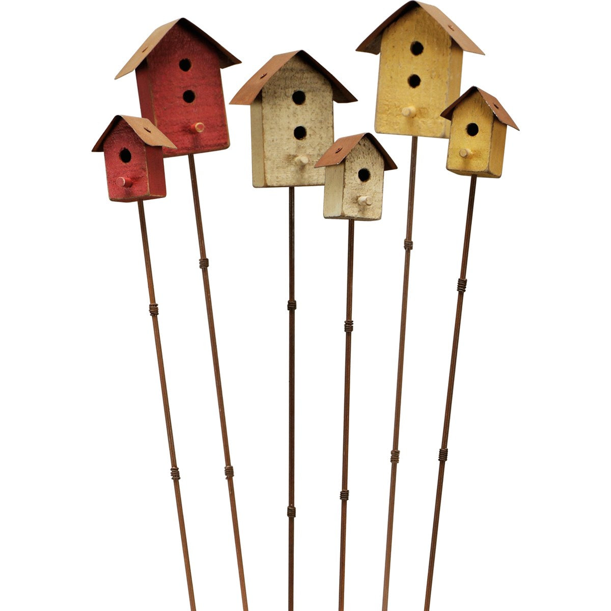 BIRDHOUSES PICK SET OF 6