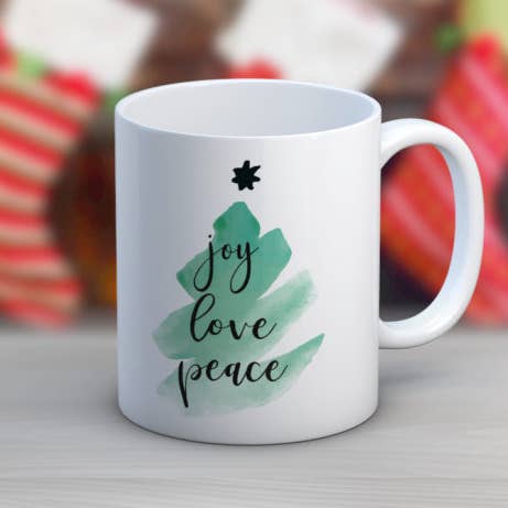 JOY LOVE PEACE MUG