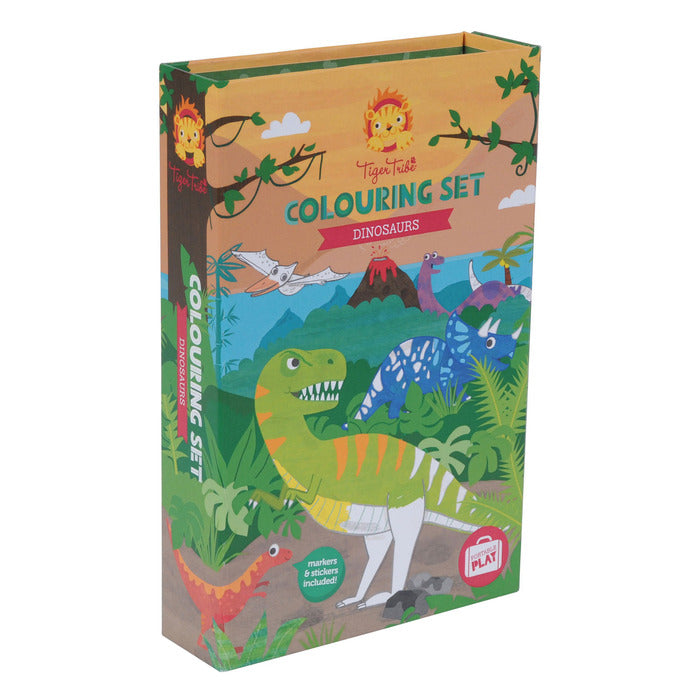 DINOSAUR COLORING SET