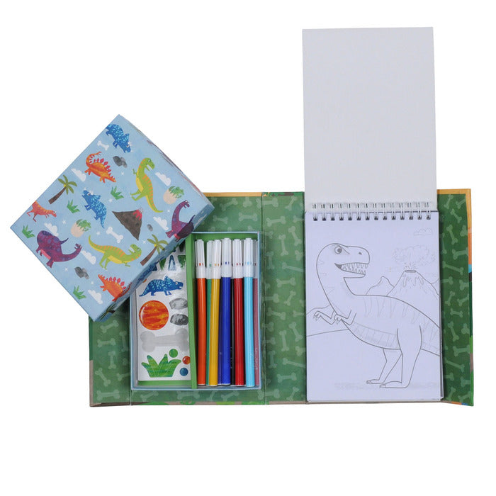 DINOSAUR COLORING SET