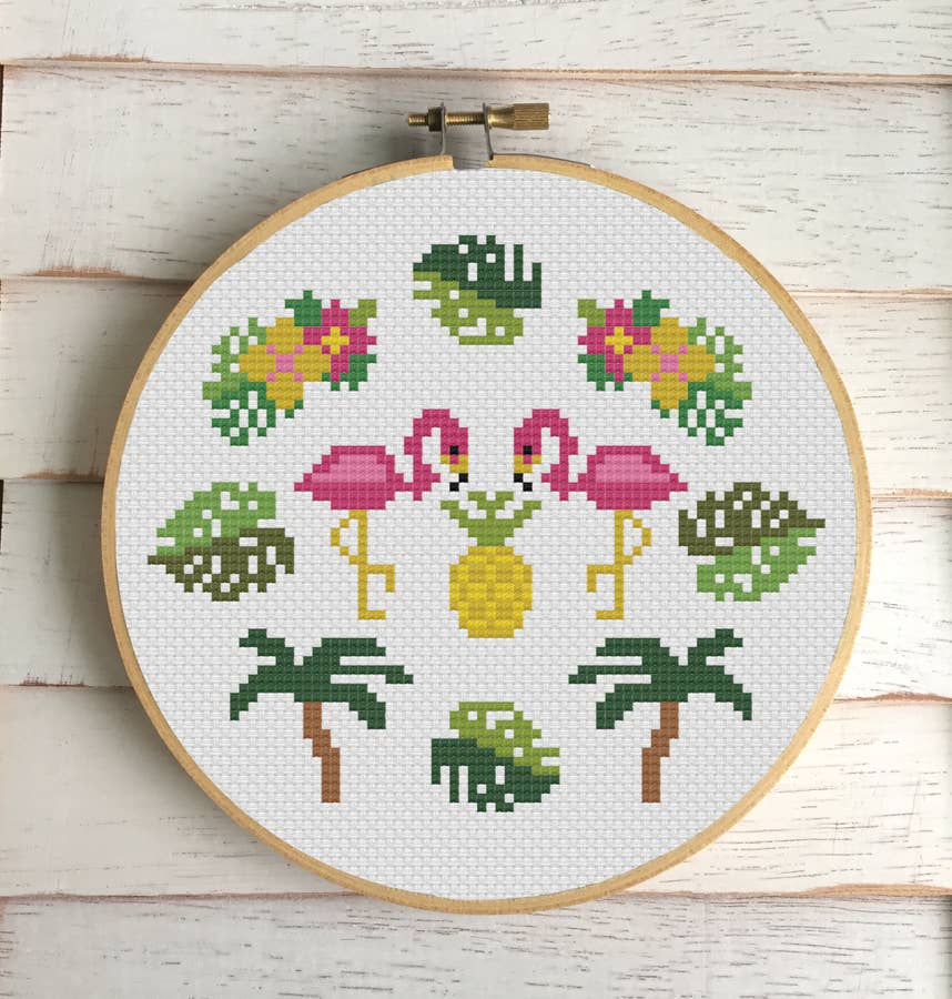 TROPICAL CROSS STITCH