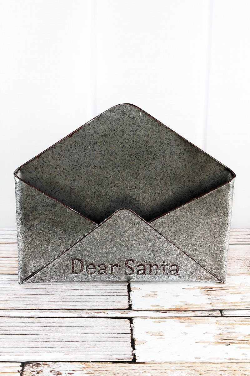 LETTERS TO SANTA METAL ENVELOPE