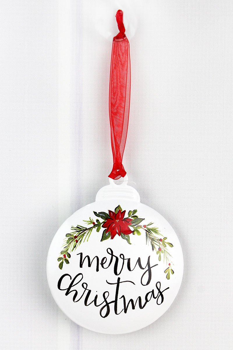 MERRY CHRISTMAS ORNAMENT