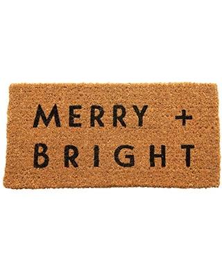 MERRY AND BRIGHT DOORMAT