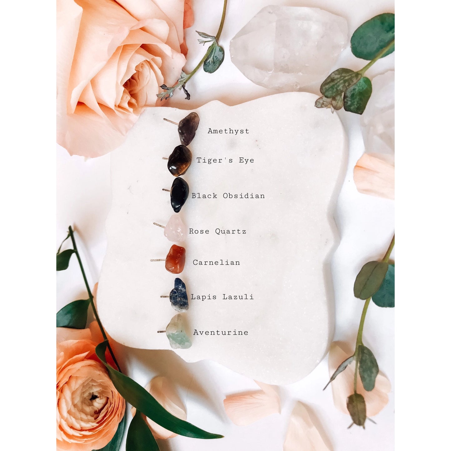 GEMSTONE EARRINGS