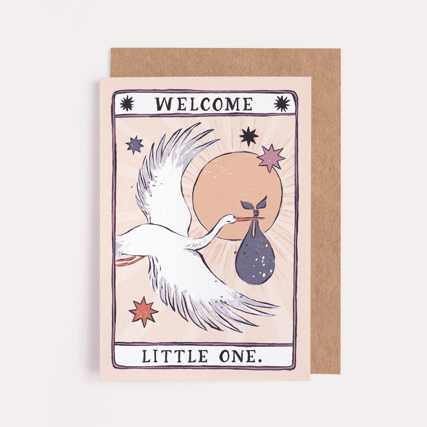 STORK NEW BABY CARD