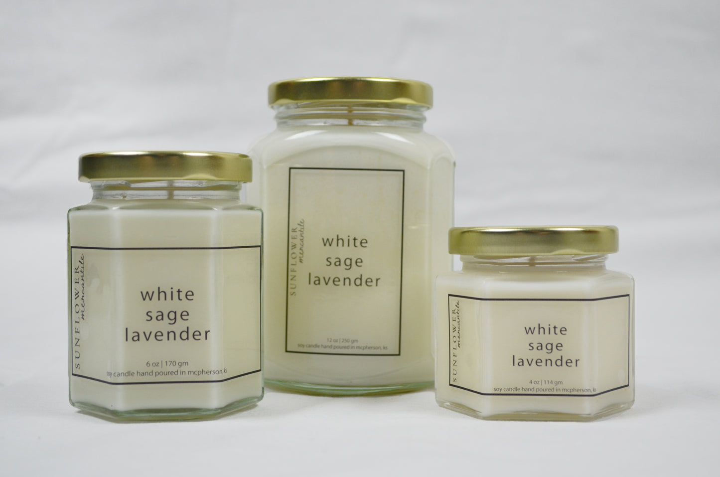 WHITE SAGE + LAVENDER 12OZ