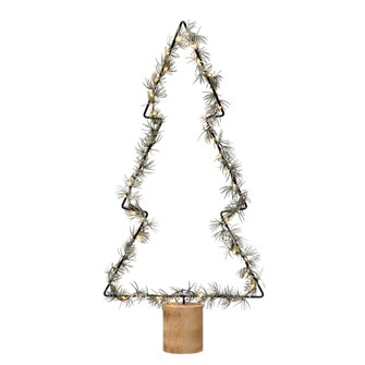 LED TREE LIGHT W/ WOOD BASE