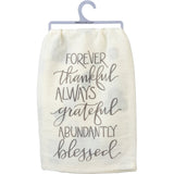 FOREVER THANKFUL DISH TOWEL