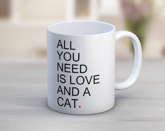 LOVE + A CAT MUG