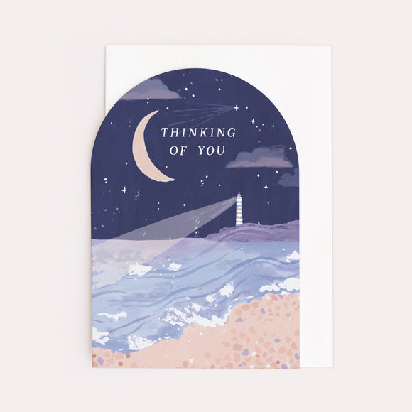THINKING OF YOU LIGHTHOUSE CARD