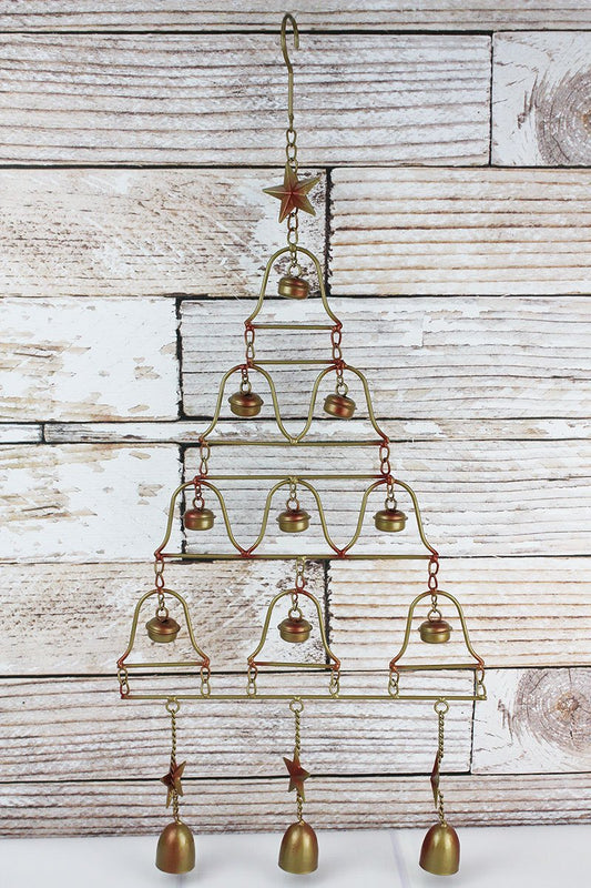 METAL BELL TREE WALL DECOR