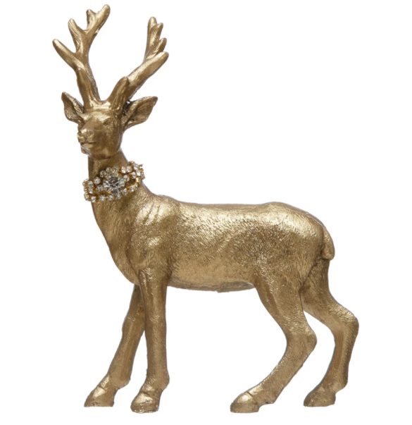 DECORATIVE GOLD DEER