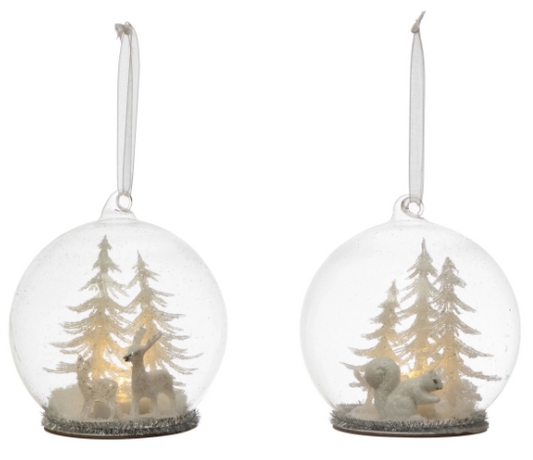LED SNOWGLOBE ORNAMENT