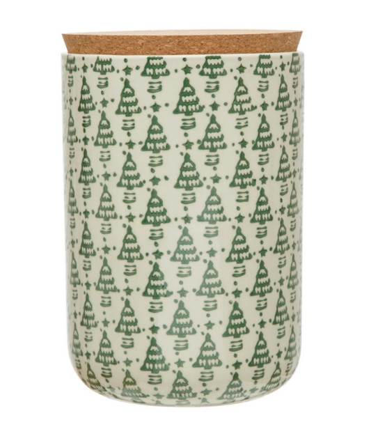 CHRISTMAS TREE COOKIE JAR