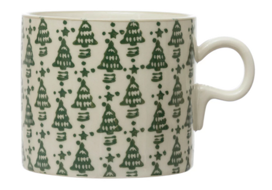 CHRISTMAS TREE MUG SET OF 4