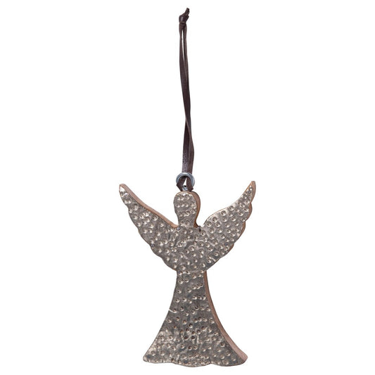 WOOD ANGEL ORNAMENTS