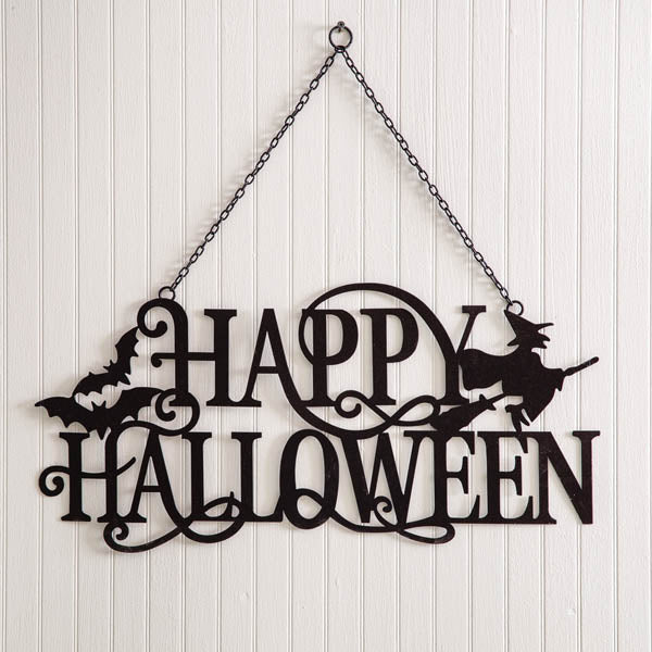 HAPPY HALLOWEEN HANGING SIGN