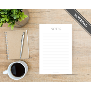 LINED NOTEPAD