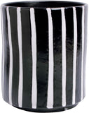 7" BLACK + WHITE PLANTER