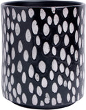 7" BLACK + WHITE PLANTER