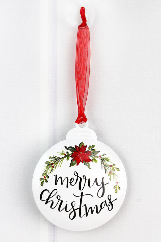 MERRY CHRISTMAS ORNAMENT